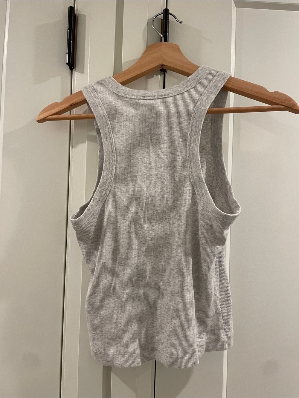 Dynamite Light Gray Ribbed Racerback Tank - Picture 4 of 4